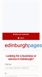 Mobile Screenshot of edinburghpages.co.uk